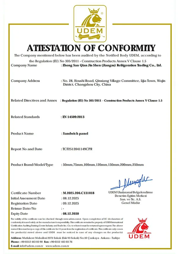 ATIESTAIION OF CONFORMIIY Atiestation of Conformity