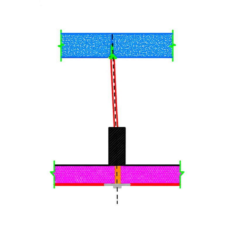 Civil Top Ceiling Main Aluminum Suspension Diagram