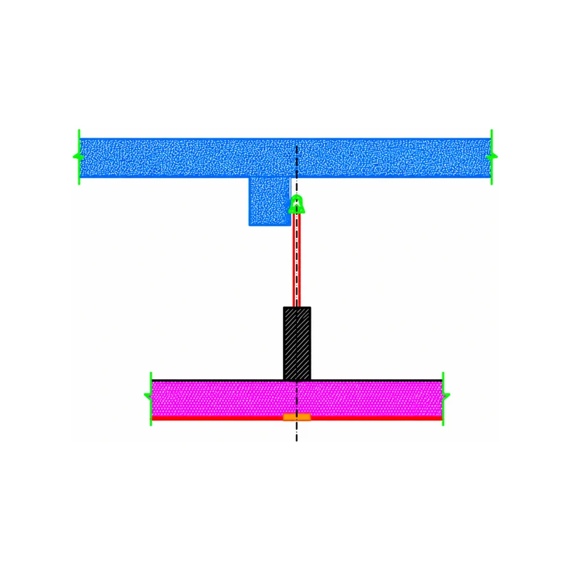 Civil Top Plate Auxiliary Lifting Diagram