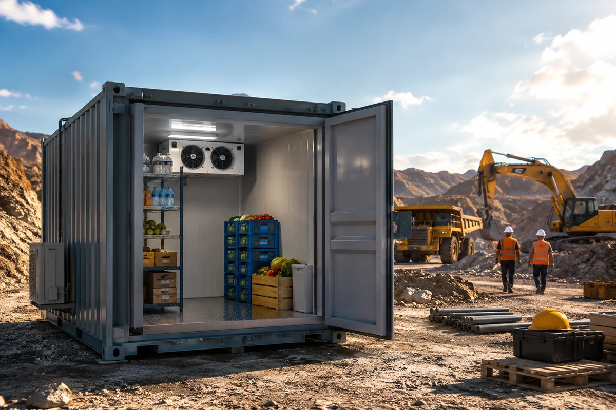 Containerized Cold Room for Construction & Mining Sites