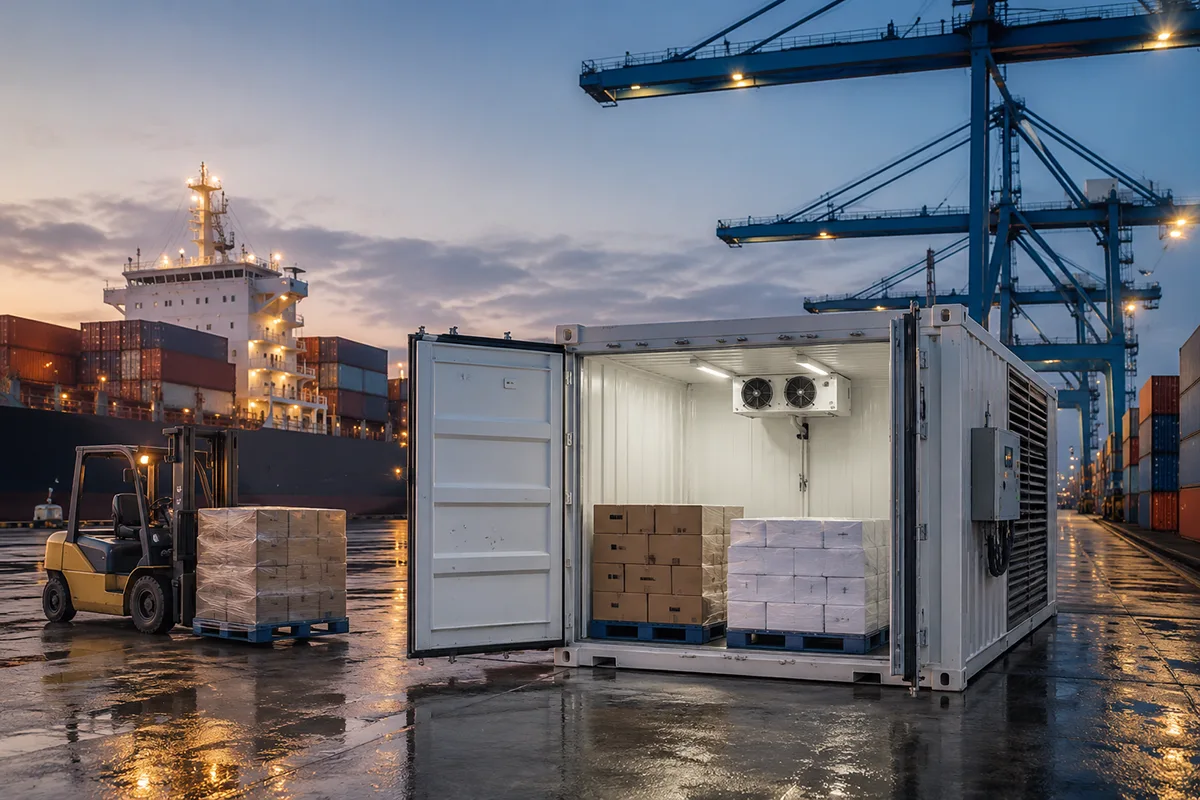 Containerized Cold Room for Ports & Logistics