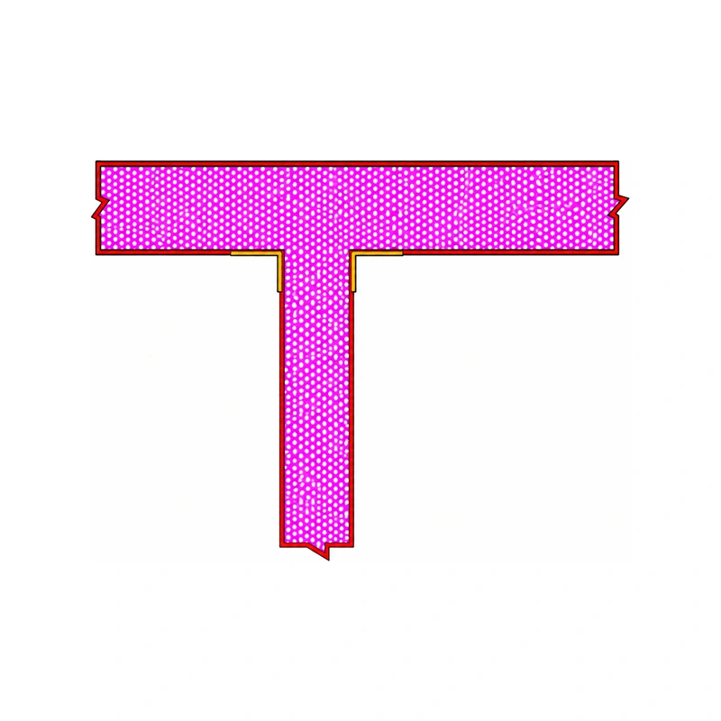 Partition Wall Panel and Ceiling Panel Joint Node