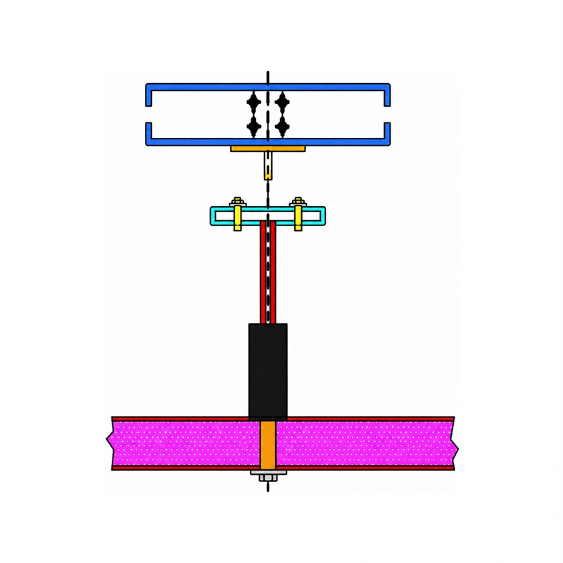 Purlin Top Plate Auxiliary Lifting Diagram