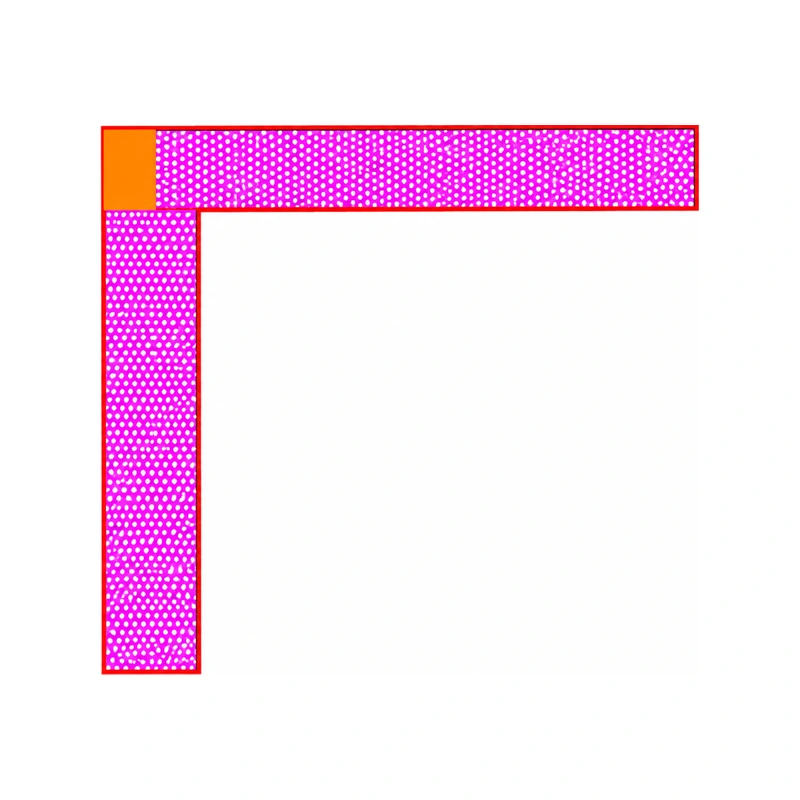 Wall Panel and Ceiling Panel Joint Node (no height difference)