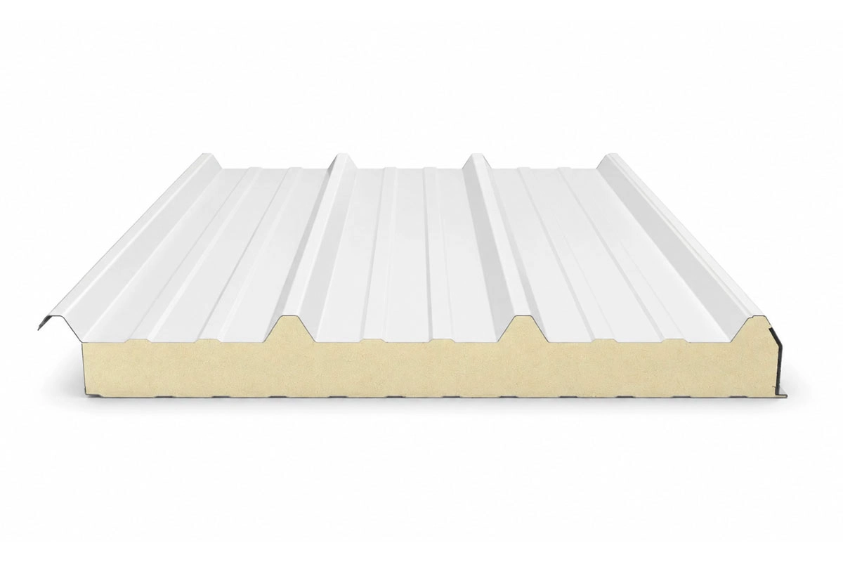 PIR Sandwich Panels with Corrugated Ribs